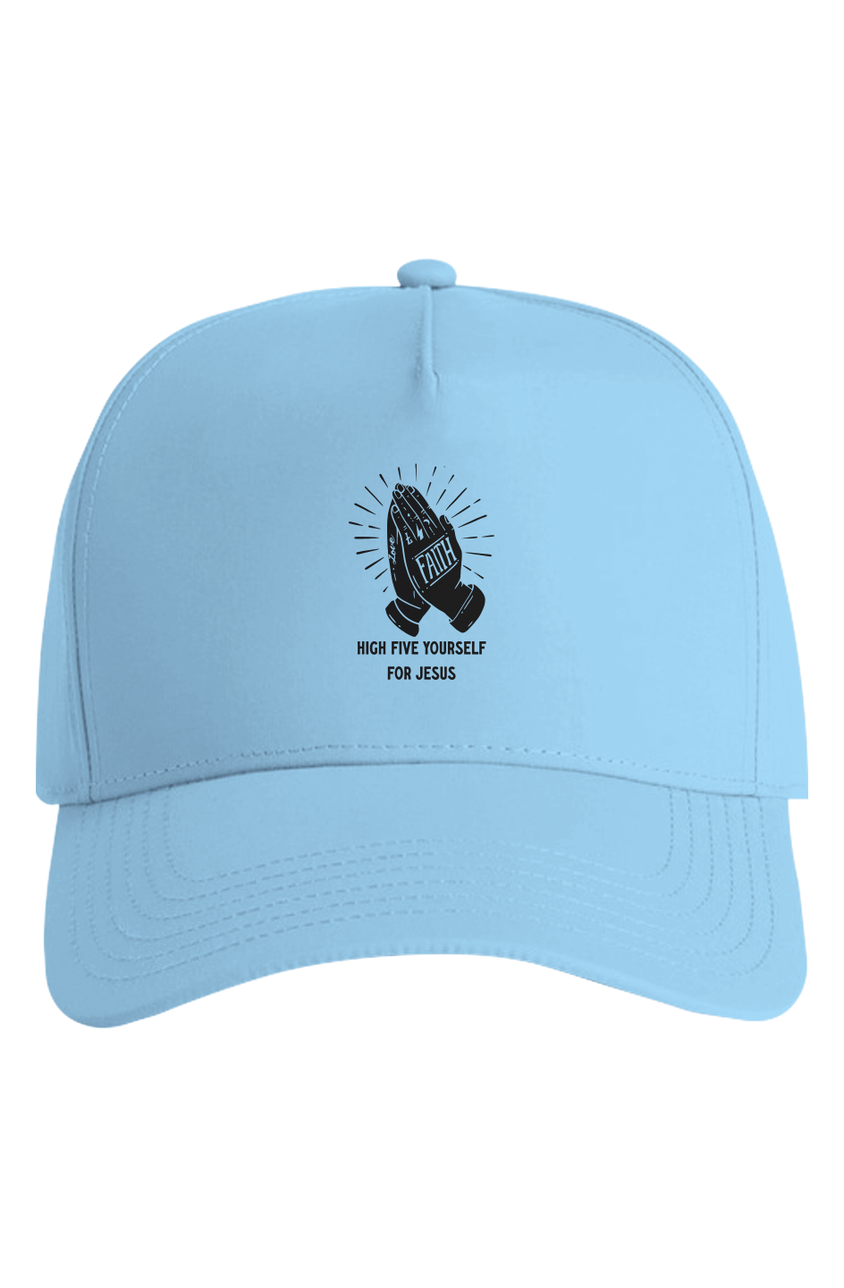 High Five Yourself for Jesus Nylon Cap