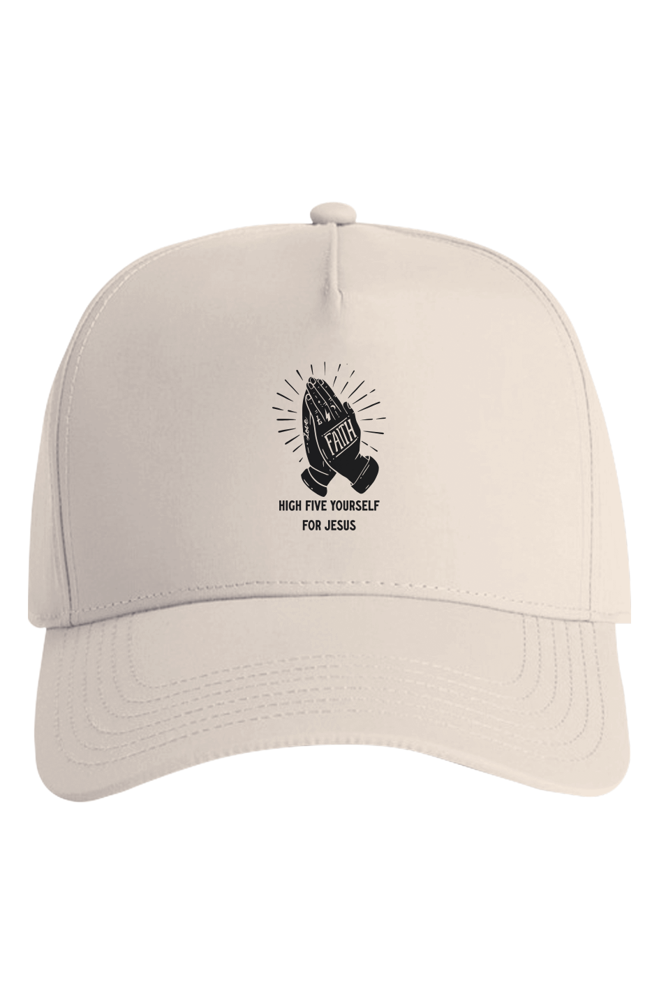 High Five Yourself for Jesus Nylon Cap
