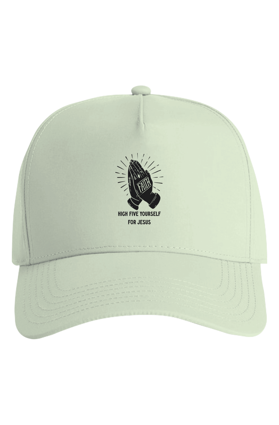 High Five Yourself for Jesus Nylon Cap