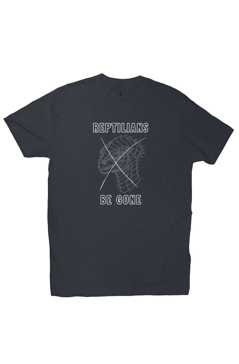 Reptilians Be Gone White