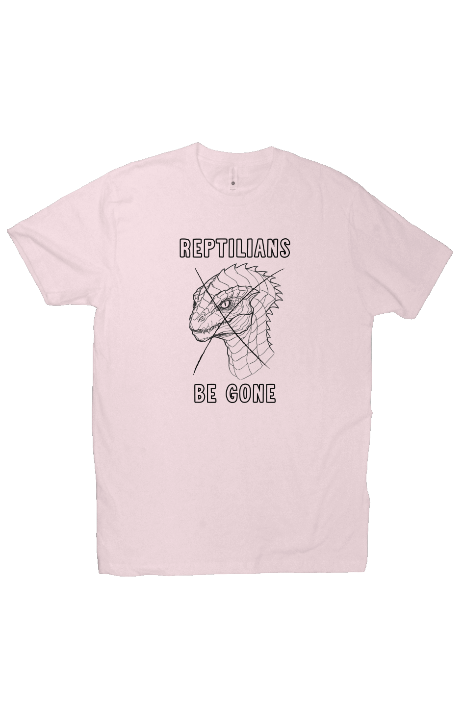 Reptilians Be Gone Pink